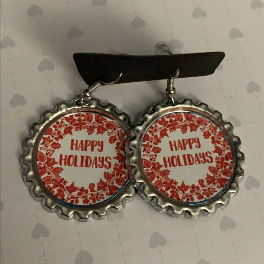 Happy Holidays Earrings